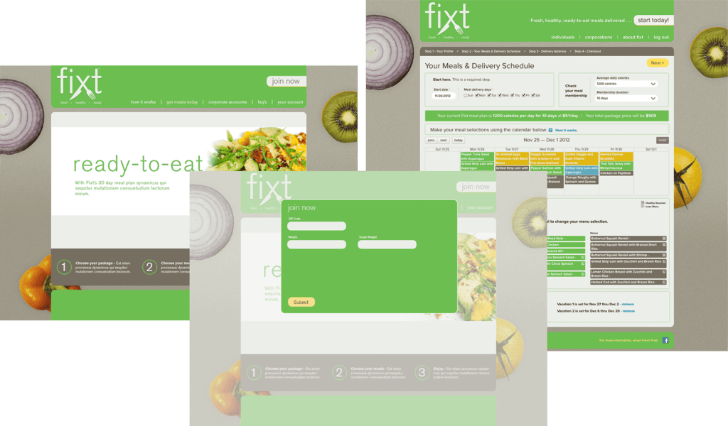Fixt brand collage